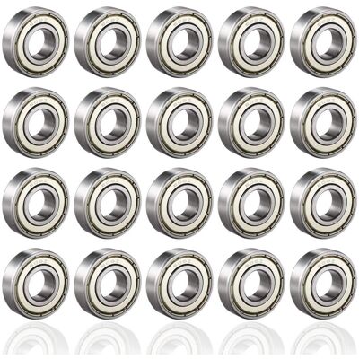 Denuotop - Kugellager, 608zz Kugellager, 20 Stück Speed Bearings Qualitätskugellager Für Roller, Skateboard, Longboard, Waveboard, 8 X 22 X 7 Mm – Rwball Bearing Denuotop - Kugellager, 608zz Kugellager, 20 Stück Speed Bearings Qualitätskugellager Für Roller, Skateboard, Longboard, Waveboard, 8 X 22 X 7 Mm – Rwball Bearing