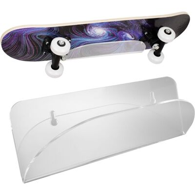JUTE Wandhalterung Für Wasserski, Longboard Und Elektrisches Skateboard, Acryl-skateboardständer JUTE Wandhalterung Für Wasserski, Longboard Und Elektrisches Skateboard, Acryl-skateboardständer