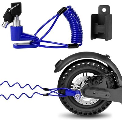 OEM Scheibenbremsschloss Und Diebstahlsicherungskabelschloss Für E-scooter Fahrräder Und Skateboards 12 Mm Wasserdichtes Kabel Mit 2 Schlüsseln Für OEM Scheibenbremsschloss Und Diebstahlsicherungskabelschloss Für E-scooter Fahrräder Und Skateboards 12 Mm Wasserdichtes Kabel Mit 2 Schlüsseln Für