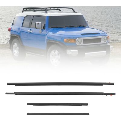 JUTE Äußere Zierleisten Und Türdichtungen Für Vorder- Und Hintertüren, Kompatibel Mit Toyota Fj Cruiser 2007-2014 6816235073 6816135073 (übergröße) JUTE Äußere Zierleisten Und Türdichtungen Für Vorder- Und Hintertüren, Kompatibel Mit Toyota Fj Cruiser 2007-2014 6816235073 6816135073 (übergröße)
