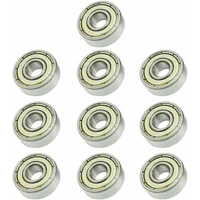 OEM 10 Stück 606zz Rillenkugellager 6 X 17 X 6 Mm, Miniaturkugellager Mit Doppelter Metallabschirmung, Geeignet Für Skateboard-kugellager, Silber OEM 10 Stück 606zz Rillenkugellager 6 X 17 X 6 Mm, Miniaturkugellager Mit Doppelter Metallabschirmung, Geeignet Für Skateboard-kugellager, Silber