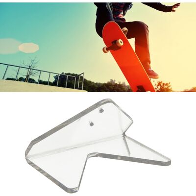 JUTE Wandmontierter Skateboardständer, Acrylständer Für Longboards Oder Scooter, Wandhalterung Für Skateboards JUTE Wandmontierter Skateboardständer, Acrylständer Für Longboards Oder Scooter, Wandhalterung Für Skateboards