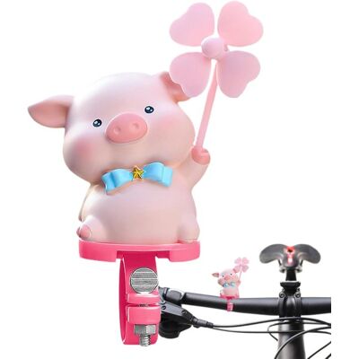 OEM Niedliches Rosa Ferkel Mit Drehender Herzwindmühle – Dekoration Für Kinderfahrräder, Roller Oder Tretroller, Einfach Anzubringen OEM Niedliches Rosa Ferkel Mit Drehender Herzwindmühle – Dekoration Für Kinderfahrräder, Roller Oder Tretroller, Einfach Anzubringen