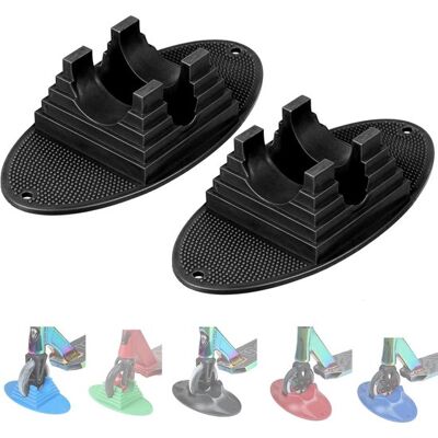 OEM Universeller Scooter Ständer Halterung Für Stunt Scooter Und Kinderroller Für 95 120 Mm Räder Robuster Abs Bodenständer Schwarz 2 Stück OEM Universeller Scooter Ständer Halterung Für Stunt Scooter Und Kinderroller Für 95 120 Mm Räder Robuster Abs Bodenständer Schwarz 2 Stück