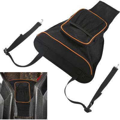 JUTE Polaris Razor 570 800 S 900 1000 Xp Atv Sitz-staufachtasche Mitteltasche - Schwarz + Orange JUTE Polaris Razor 570 800 S 900 1000 Xp Atv Sitz-staufachtasche Mitteltasche - Schwarz + Orange