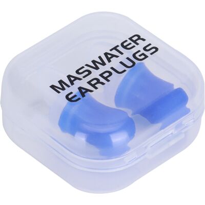 HEAT 2-teiliges Wasserdichtes Silikon-ohrstöpsel Mit Geräuschunterdrückung, Schutz Beim Schwimmen Und Auf Flugreisen (blaues L + Box) HEAT 2-teiliges Wasserdichtes Silikon-ohrstöpsel Mit Geräuschunterdrückung, Schutz Beim Schwimmen Und Auf Flugreisen (blaues L + Box)