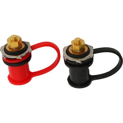 HEAT 2-teiliges Set, 3/8-zoll-bolzen-batterieladeanschluss Für Schweißgeräte, Wohnmobile, Boote HEAT 2-teiliges Set, 3/8-zoll-bolzen-batterieladeanschluss Für Schweißgeräte, Wohnmobile, Boote