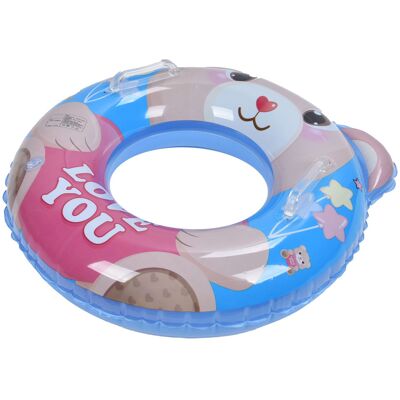 HEAT Schwimmring Aus Pvc Im Cartoon-stil, Auslaufsicher, Aufblasbarer Schwimmring Zum Schwimmen, Für Strand Und Pool, Einheitsgröße HEAT Schwimmring Aus Pvc Im Cartoon-stil, Auslaufsicher, Aufblasbarer Schwimmring Zum Schwimmen, Für Strand Und Pool, Einheitsgröße