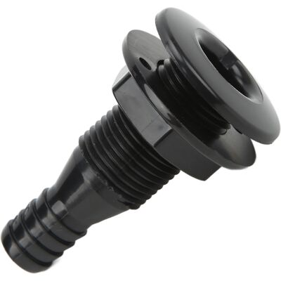 HEAT 5/8-zoll-durchgangsverschraubung, Schlagfestes Abs, Schlauchverbinder Für Boote Und Schifffahrt, Schwarzes Zubehör HEAT 5/8-zoll-durchgangsverschraubung, Schlagfestes Abs, Schlauchverbinder Für Boote Und Schifffahrt, Schwarzes Zubehör