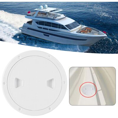 HEAT Abgerundete Abs-deckabdeckung Mit Inspektionsluke Für Yachten, Wohnmobile Und Boote (6 Zoll) HEAT Abgerundete Abs-deckabdeckung Mit Inspektionsluke Für Yachten, Wohnmobile Und Boote (6 Zoll)