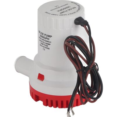 HEAT Geräuschlose Bilgenpumpe Für Boote, Tauchpumpe, Gleichstrom-mikroablauf, Marine-abwasser Für Teich Und Pool, 2000 Gph, 24 V HEAT Geräuschlose Bilgenpumpe Für Boote, Tauchpumpe, Gleichstrom-mikroablauf, Marine-abwasser Für Teich Und Pool, 2000 Gph, 24 V