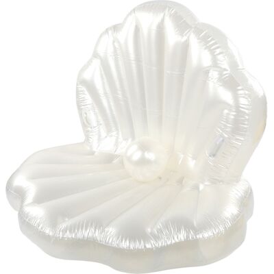 HEAT Aufblasbare Schwimminsel Mit Perlmutt-muschelmuster, Aufblasbares Schwimmbett, Schwimmring HEAT Aufblasbare Schwimminsel Mit Perlmutt-muschelmuster, Aufblasbares Schwimmbett, Schwimmring