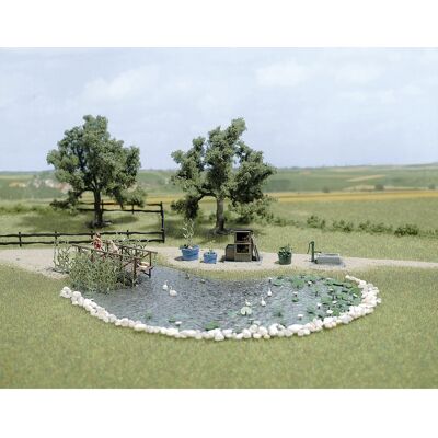 Busch Modellbahn-Set Gartenteich H0 Busch Modellbahn-Set Gartenteich H0
