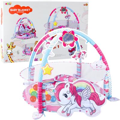 OEM Baby-spielmatte 3-in-1 Bällebad Einhorn Rosa OEM Baby-spielmatte 3-in-1 Bällebad Einhorn Rosa