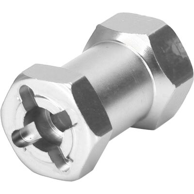 HEAT Stück Aluminiumlegierung 20 Mm Verlängerungsverbinder 12 Mm Radnaben-sechskantantriebsadapter Für 1/10 Rc Drift-car Buggy Truggy Truck Teile Crawler Silber HEAT Stück Aluminiumlegierung 20 Mm Verlängerungsverbinder 12 Mm Radnaben-sechskantantriebsadapter Für 1/10 Rc Drift-car Buggy Truggy Truck Teile Crawler Silber