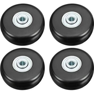 GROOFOO Kofferrollen, Gepäckreparaturrollen, Robuste 50-mm-gummirollen Mit Geräuscharmer Universal-drehfunktion Für Koffer, Gepäck, Rucksäcke Und Reisegepäck GROOFOO Kofferrollen, Gepäckreparaturrollen, Robuste 50-mm-gummirollen Mit Geräuscharmer Universal-drehfunktion Für Koffer, Gepäck, Rucksäcke Und Reisegepäck