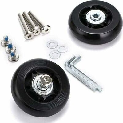 OEM Koffer-ersatzrollen, Universal-kofferrollen, Gepäckachsen Und -rollen, Ersatzrollen Für Gepäck- Und Kofferreparaturen (60 Mm X 18 Mm) OEM Koffer-ersatzrollen, Universal-kofferrollen, Gepäckachsen Und -rollen, Ersatzrollen Für Gepäck- Und Kofferreparaturen (60 Mm X 18 Mm)