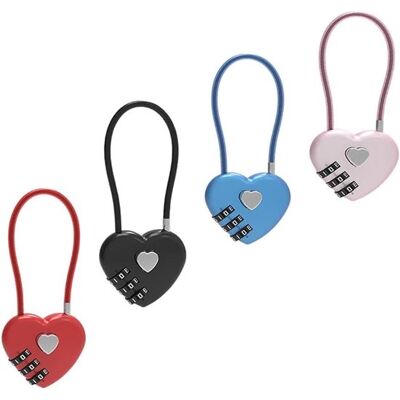 OEM Set Mit 4 Kofferschlössern, Farbenfrohe Zahlenschlösser Für Gepäck, Sicherheitsschlösser Für Koffer Und Taschen OEM Set Mit 4 Kofferschlössern, Farbenfrohe Zahlenschlösser Für Gepäck, Sicherheitsschlösser Für Koffer Und Taschen