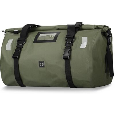 OEM Wasserdichte Motorradtasche, Große Wasserdichte Reisetasche Mit Rollverschluss, Schultergurt, Reflektierendes Design (olivgrün, 66 L) OEM Wasserdichte Motorradtasche, Große Wasserdichte Reisetasche Mit Rollverschluss, Schultergurt, Reflektierendes Design (olivgrün, 66 L)