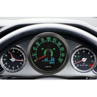 JUTE Multifunktionaler 3-in-1 Gps-drehzahlmesser 200 Mph Für Boote, Autos, Wohnmobile Und Motorräder, 85 Mm, 9-32 V, Mit 7-farbiger Hintergrundbeleuchtung, Schwarzem Zifferblatt Und Schwarzer Abdeckung. JUTE Multifunktionaler 3-in-1 Gps-drehzahlmesser 200 Mph Für Boote, Autos, Wohnmobile Und Motorräder, 85 Mm, 9-32 V, Mit 7-farbiger Hintergrundbeleuchtung, Schwarzem Zifferblatt Und Schwarzer Abdeckung.