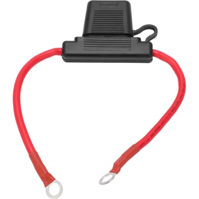 HEAT 8awg Inline-sicherungshalter Mit 80a Flachsicherung, Wasserdichter Schutz Für 12v-24v Stromkreise, Boote Und Fahrzeuge. HEAT 8awg Inline-sicherungshalter Mit 80a Flachsicherung, Wasserdichter Schutz Für 12v-24v Stromkreise, Boote Und Fahrzeuge.