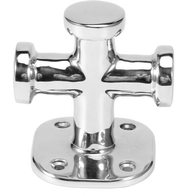 MIXHOME Deckbeschläge Aus Edelstahl 316 Für Boote: Marine-einzelkreuz-festmacherklampe 62x63x83mm. MIXHOME Deckbeschläge Aus Edelstahl 316 Für Boote: Marine-einzelkreuz-festmacherklampe 62x63x83mm.