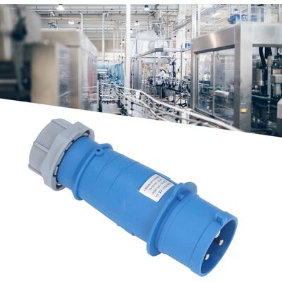 JUTE Wasserdichter Und Staubdichter Industriestecker, 32 A Ip44, Flächenbündig Montierter Gerader Stecker, Männlicher Luftfahrtanschluss JUTE Wasserdichter Und Staubdichter Industriestecker, 32 A Ip44, Flächenbündig Montierter Gerader Stecker, Männlicher Luftfahrtanschluss