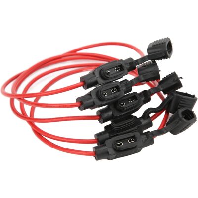 HEAT 12v 30a Wasserdichter, Hitzebeständiger Sicherungshalter, 5 Stück, Faltbar, Abnehmbar, Staubdicht, Inline-sicherungshalter HEAT 12v 30a Wasserdichter, Hitzebeständiger Sicherungshalter, 5 Stück, Faltbar, Abnehmbar, Staubdicht, Inline-sicherungshalter