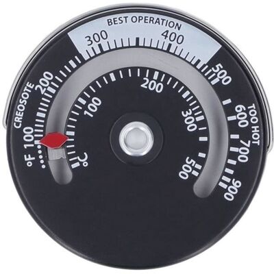 Generic Qiilu Ofenthermometer, Magnetisches Herdthermometer 0-500℃, Zifferblatt Aus Aluminiumlegierung, Hochtemperatur-thermometer Generic Qiilu Ofenthermometer, Magnetisches Herdthermometer 0-500℃, Zifferblatt Aus Aluminiumlegierung, Hochtemperatur-thermometer