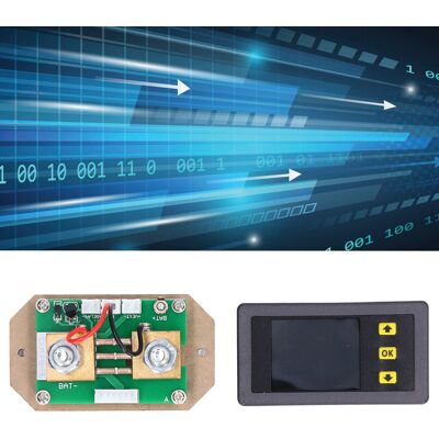 JUTE Voltmeter, Amperemeter, Thermometer, Coulombmeter, Kapazitätsmesser, Wattmeter, Batteriemanagementsystem Mit Kommunikationsfunktion, Farbbildschirm JUTE Voltmeter, Amperemeter, Thermometer, Coulombmeter, Kapazitätsmesser, Wattmeter, Batteriemanagementsystem Mit Kommunikationsfunktion, Farbbildschirm