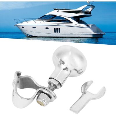 HEAT Lenkradknauf Aus Edelstahl 316, Universell Für Boote Und Yachten HEAT Lenkradknauf Aus Edelstahl 316, Universell Für Boote Und Yachten