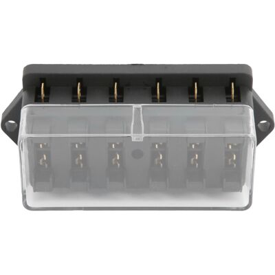 HEAT Wasserdichter 6-fach-sicherungskasten, Flachsicherungshalter Für 12v-24v, Für Kfz, Boote, Schiffe Und Haushalt HEAT Wasserdichter 6-fach-sicherungskasten, Flachsicherungshalter Für 12v-24v, Für Kfz, Boote, Schiffe Und Haushalt