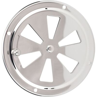 HEAT Marine-lüftungsgitter Aus Edelstahl, Runde Öffnung Mit Seitlichem Knopf Für Boote, Yachten Und Wohnmobile – 10 Cm HEAT Marine-lüftungsgitter Aus Edelstahl, Runde Öffnung Mit Seitlichem Knopf Für Boote, Yachten Und Wohnmobile – 10 Cm