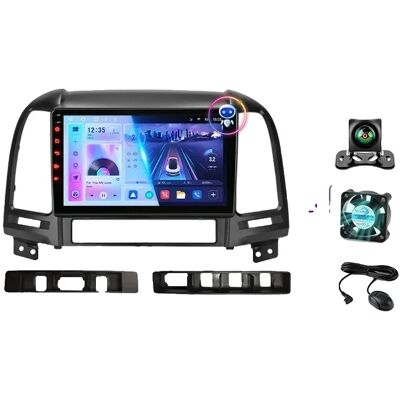OEM Hyundai Santa Fe 2 Android-autoradio, Gps-navigation, Multimedia-video-player, Burgund OEM Hyundai Santa Fe 2 Android-autoradio, Gps-navigation, Multimedia-video-player, Burgund