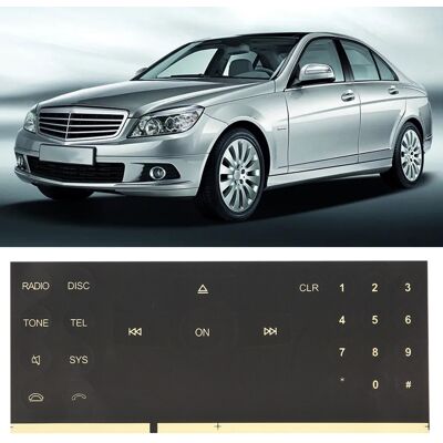 HEAT Aufkleber Für Mercedes-benz Autoradio-/cd-tasten (2008–2014), Aufkleber Für Den Fahrzeuginnenraum, Ersatzaufkleber HEAT Aufkleber Für Mercedes-benz Autoradio-/cd-tasten (2008–2014), Aufkleber Für Den Fahrzeuginnenraum, Ersatzaufkleber