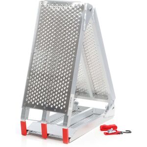 Wiltec - Auffahrrampe 3-fach klappbar 199cm 270kg für Motorrad atv Quad, Aluminium Auffahrschiene faltbar, Verladerampe rutschsicher Wiltec - Auffahrrampe 3-fach klappbar 199cm 270kg für Motorrad atv Quad, Aluminium Auffahrschiene faltbar, Verladerampe rutschsicher