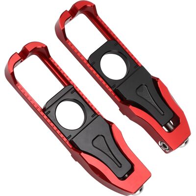 HEAT Motorrad-kettenspanner Links Und Rechts Für Yamaha Yzf R6 2017-2020, Verstellbar, Ersatzteil, Paar, Rot, Hochleistungszubehör. HEAT Motorrad-kettenspanner Links Und Rechts Für Yamaha Yzf R6 2017-2020, Verstellbar, Ersatzteil, Paar, Rot, Hochleistungszubehör.