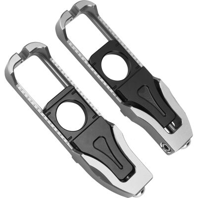 HEAT Verstellbare Motorrad-kettenspanner, Links/rechts, Ersatzteil Für Yamaha Yzf-r6 2017–2020, Titan, Kettenspannsatz HEAT Verstellbare Motorrad-kettenspanner, Links/rechts, Ersatzteil Für Yamaha Yzf-r6 2017–2020, Titan, Kettenspannsatz