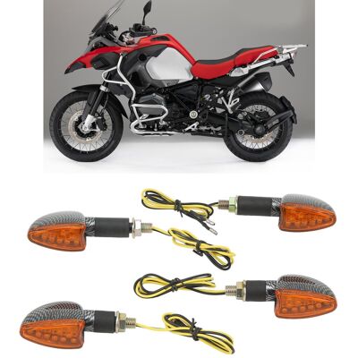 JUTE Motorradblinker (vorne + Hinten) (4er-set) Kompatibel Mit Honda, Yamaha, Suzuki, Kawasaki, Ducati Usw. (schlangengelb) JUTE Motorradblinker (vorne + Hinten) (4er-set) Kompatibel Mit Honda, Yamaha, Suzuki, Kawasaki, Ducati Usw. (schlangengelb)