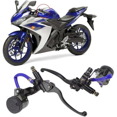 JUTE Motorradzubehör: Brems- Und Kupplungspumpenstange Mit Hydraulischem Hauptzylinder Und Ölbehälter, Passend Für Honda-, Yamaha-, Kawasaki- Und Suzuki-modelle (wird Als Paar, Links Und Rechts, Verkauft). JUTE Motorradzubehör: Brems- Und Kupplungspumpenstange Mit Hydraulischem Hauptzylinder Und Ölbehälter, Passend Für Honda-, Yamaha-, Kawasaki- Und Suzuki-modelle (wird Als Paar, Links Und Rechts, Verkauft).