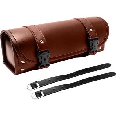 OEM Motorrad-werkzeugtasche, Universelle Satteltasche Aus Pu-leder Mit Verstellbaren Riemen, Ersatz-lenkertasche Für Honda, Kawasaki, Suzuki Und Yamaha (braun) OEM Motorrad-werkzeugtasche, Universelle Satteltasche Aus Pu-leder Mit Verstellbaren Riemen, Ersatz-lenkertasche Für Honda, Kawasaki, Suzuki Und Yamaha (braun)