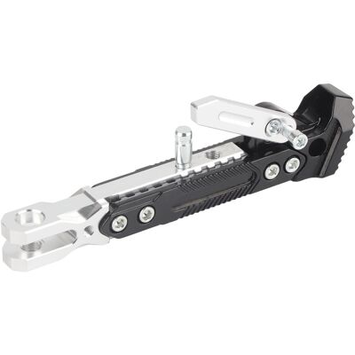 HEAT Verstellbarer Universal-seitenständer Für Nmax 155 2015-2016 Und Nmax 125, Silberner Seitenständer, Robustes Motorradzubehör. HEAT Verstellbarer Universal-seitenständer Für Nmax 155 2015-2016 Und Nmax 125, Silberner Seitenständer, Robustes Motorradzubehör.
