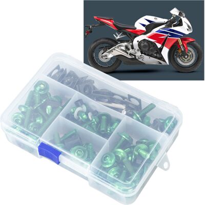 JUTE 177-teiliges Motorradverkleidungsschrauben-set M5 M6, Windschutzscheibenschrauben, Farbige Befestigungselemente, Muttern Und Clips Für Kawasaki, Suzuki, Honda, Ducati, Yamaha, Bmw, Gsxr Motorräder (sc JUTE 177-teiliges Motorradverkleidungsschrauben-set M5 M6, Windschutzscheibenschrauben, Farbige Befestigungselemente, Muttern Und Clips Für Kawasaki, Suzuki, Honda, Ducati, Yamaha, Bmw, Gsxr Motorräder (sc