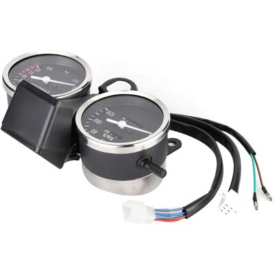 HEAT Tachometer Und Drehzahlmesser Für Suzuki Gn125, Motorradzubehör Für Umbauten, Kilometerzähler, Ersatzteil, Hochpräziser Universal-tachometer, Instrumententafel HEAT Tachometer Und Drehzahlmesser Für Suzuki Gn125, Motorradzubehör Für Umbauten, Kilometerzähler, Ersatzteil, Hochpräziser Universal-tachometer, Instrumententafel