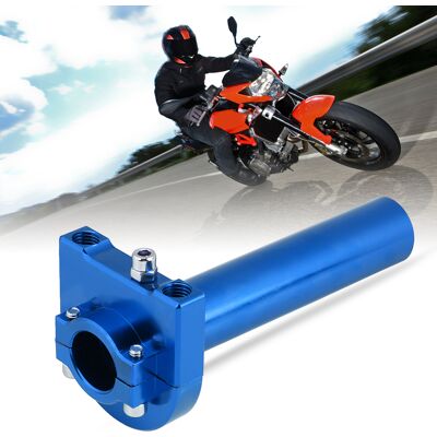 HEAT 22 Mm (7/8 Zoll) Gasgriff Für Motorrad, Roller, Dirtbike, Blauer Lenker, Drehgasgriff-set Mit Rutschfestem Griff HEAT 22 Mm (7/8 Zoll) Gasgriff Für Motorrad, Roller, Dirtbike, Blauer Lenker, Drehgasgriff-set Mit Rutschfestem Griff