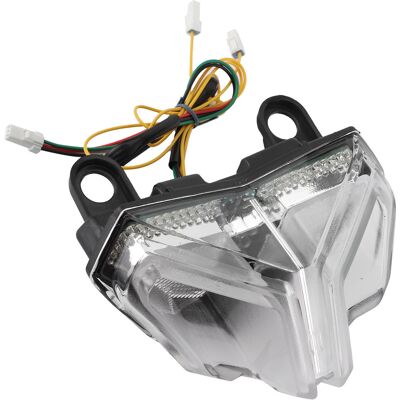 HEAT Led-rücklicht Für Motorräder Mit Klarglas, Bremslicht/blinker, Kompatibel Mit Ducati 848 1098 1198 2007-2013, Integrierte Blinkeroptik HEAT Led-rücklicht Für Motorräder Mit Klarglas, Bremslicht/blinker, Kompatibel Mit Ducati 848 1098 1198 2007-2013, Integrierte Blinkeroptik