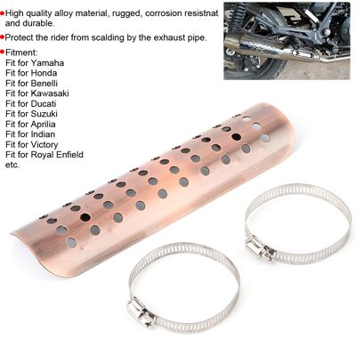 JUTE 2020 Retro Style Bronze Straight Auspuffanlage Mit Verstärkter Wärmeisolierung Für Motorräder, Kompatibel Mit Honda, Yamaha, Kawasaki, Indian, Royal Enfield Usw. 2-7 Cm Schellen. JUTE 2020 Retro Style Bronze Straight Auspuffanlage Mit Verstärkter Wärmeisolierung Für Motorräder, Kompatibel Mit Honda, Yamaha, Kawasaki, Indian, Royal Enfield Usw. 2-7 Cm Schellen.