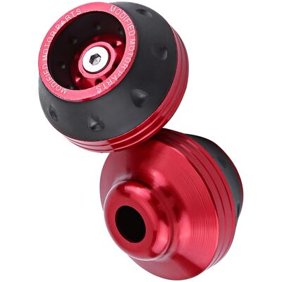 HEAT Rote Cnc-gefräste Motorschutzbügel Aus Aluminium Für Motorräder Und Roller, Sturzbügel Für Vorderrad Und Rahmen, Sturzschutz, Motorradzubehör HEAT Rote Cnc-gefräste Motorschutzbügel Aus Aluminium Für Motorräder Und Roller, Sturzbügel Für Vorderrad Und Rahmen, Sturzschutz, Motorradzubehör