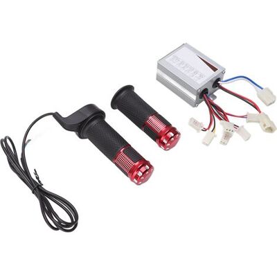 HEAT Drehzahlregler Für 24v 350w Gleichstrommotor Mit Gasgriff, Set Für Elektroroller Und E-bikes HEAT Drehzahlregler Für 24v 350w Gleichstrommotor Mit Gasgriff, Set Für Elektroroller Und E-bikes