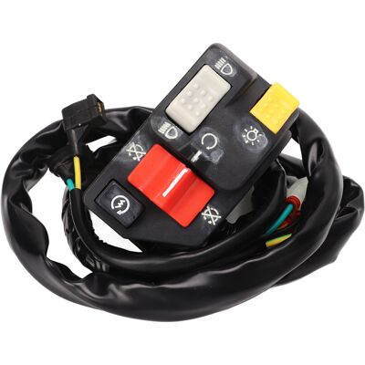 HEAT Motorrad-lenkerschalter 35020 Hn1 000, Farbige Tasten, Ersatz Für Atv Trx400ex Sportrax 400 1999-2004 HEAT Motorrad-lenkerschalter 35020 Hn1 000, Farbige Tasten, Ersatz Für Atv Trx400ex Sportrax 400 1999-2004